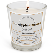 Eucalyptus Dream - Fresh Eucalyptus, Zesty Lime - Soy Wax Scented Candle