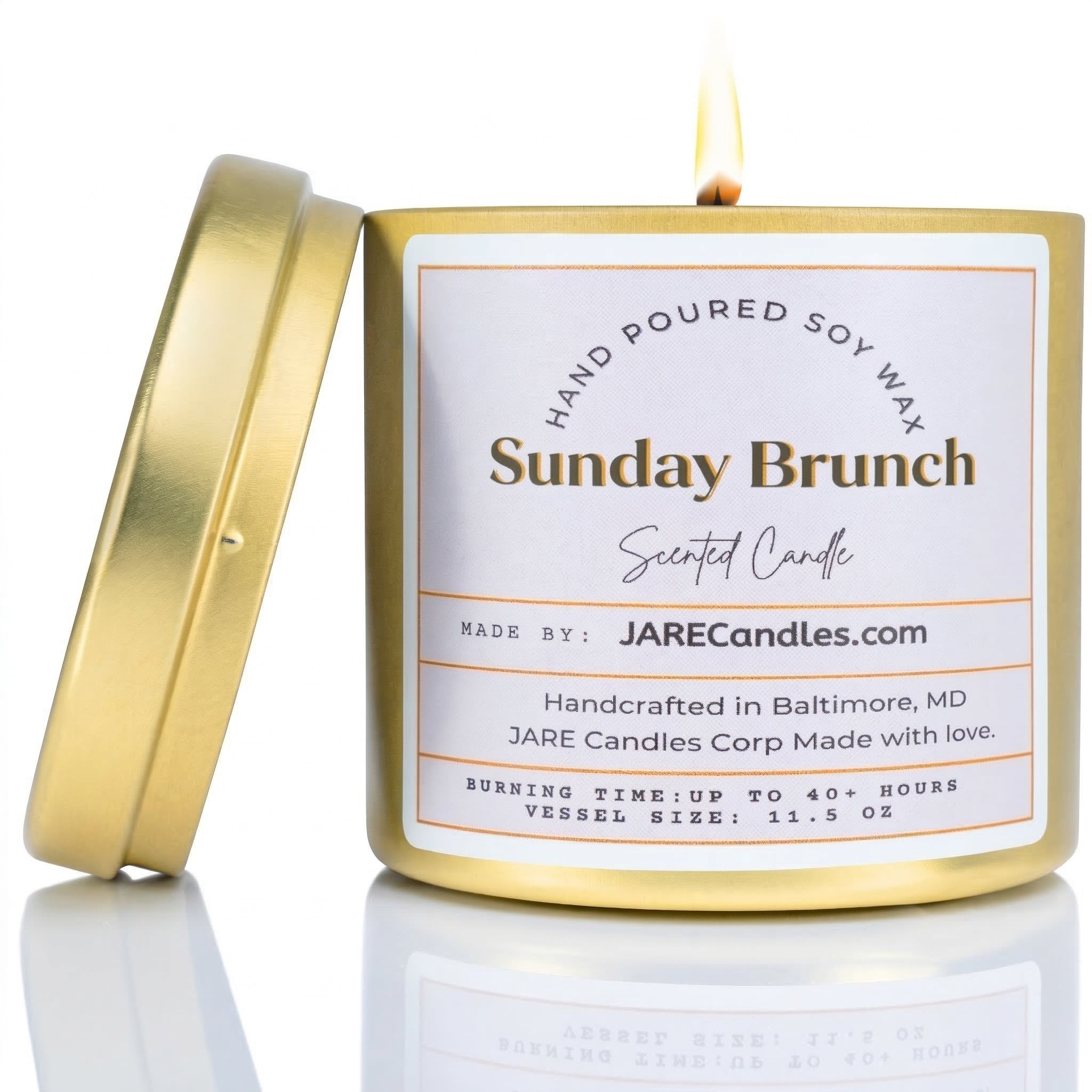 Sunday Brunch - Champagne Citrus Soy Candle - Soy Wax Scented Candle
