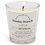 Sunday Brunch Champagne and Citrus - Soy Wax Scented Candle